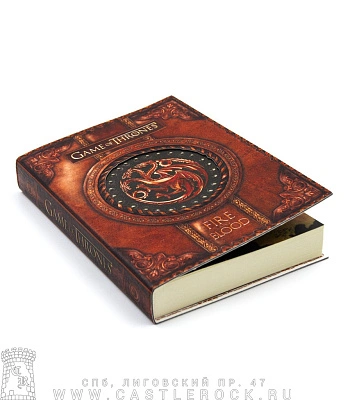 блокнот game of thrones герб таргариенов (игра престолов)