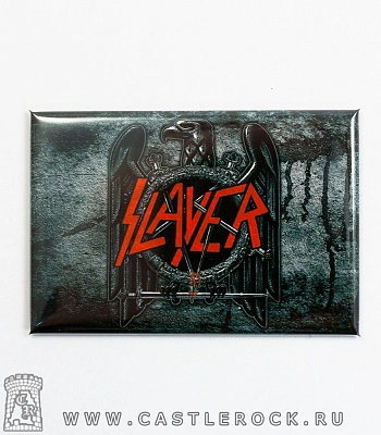 магнит прямоугольный slayer (лого орел)