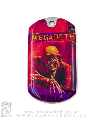 жетон цветной megadeth "peace sells... but who's buying?"
