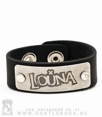 браслет кожаный louna (широкий)