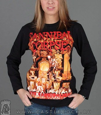футболка cannibal corpse "live cannibalism" д/р