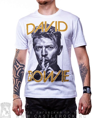 футболка david bowie (белая)