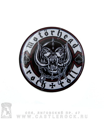 значок motorhead "rock'n'roll"
