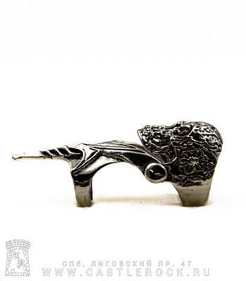 кольцо-коготь череп santa muerte