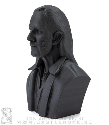 статуэтка motorhead lemmy (3d печать, серая)