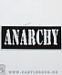 нашивка anarchy анархия (надпись белая)