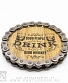 подставка под кружку с мотоцепью good people drink good whiskey