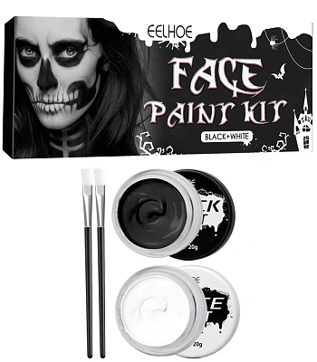 набор для макияжа eelhoe (черный, белый)