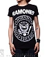 женская футболка ramones "hey ho let's go"