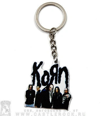 брелок металлический korn