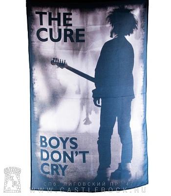 постер тканевый cure "boys don't cry"