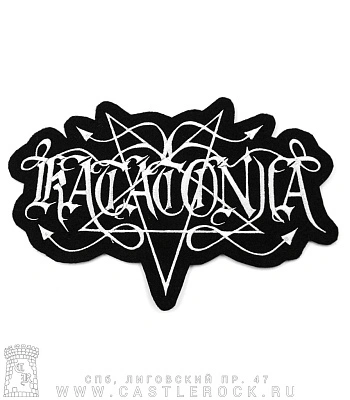 нашивка на спину katatonia (лого, вышивка)