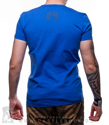 футболка аниме (синяя, светится)