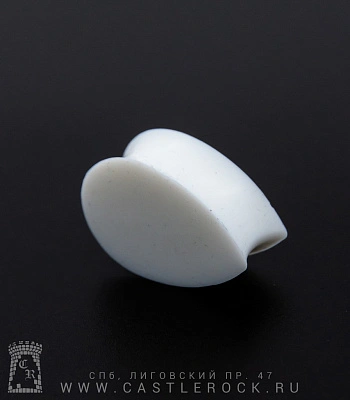 Плаг Силикон Капля (белый) 18х29 мм