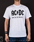футболка ac/dc "back in black" (белая)