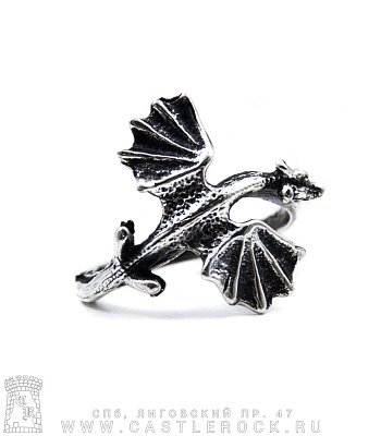 кольцо дракон летящий