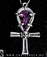 серьга alchemy gothic (алхимия готик) e239 crystalankh