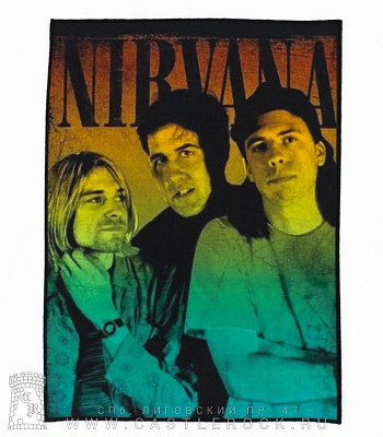 нашивка на спину nirvana (группа)