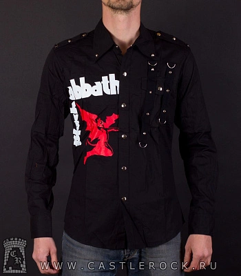 рубашка с длинным рукавом black sabbath