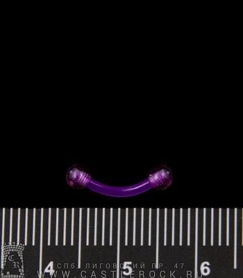 Микробанан Биофлекс с Акриловыми Шариками (фиолетовый) 1,2 х 8 х 3/3