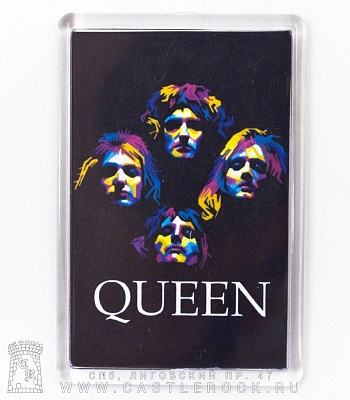 магнит прямоугольный queen (группа, поп-арт)