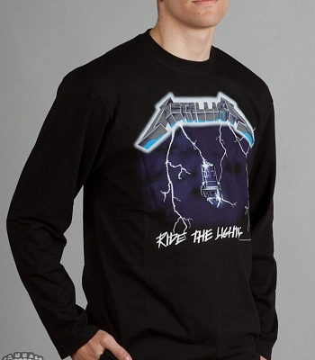 футболка metallica "ride the lightning" д/р