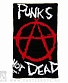 напульсник трикотажный anarchy анархия punks not dead (широкий)
