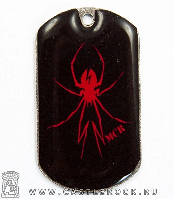 жетон цветной my chemical romance (паук)