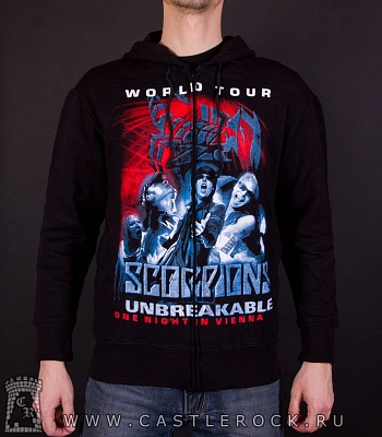 балахон на молнии scorpions "unbreakable"