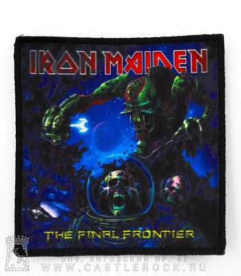 нашивка iron maiden "the final frontier" (яркий принт)
