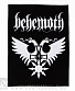 нашивка на спину behemoth (лого ч/б)
