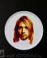 магнит тарелочка nirvana kurt cobain