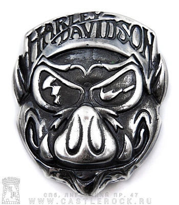 пряжка harley-davidson (кабан)