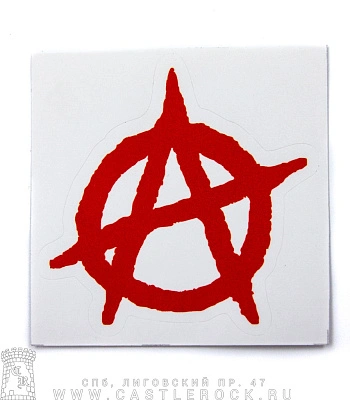 наклейка виниловая anarchy анархия