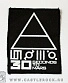 нашивка 30 seconds to mars (лого белое)