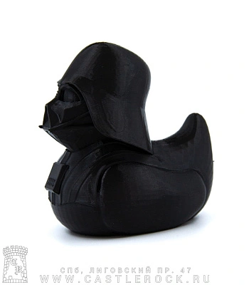 статуэтка уточка darth vader дарт вейдер (3d печать, черная)