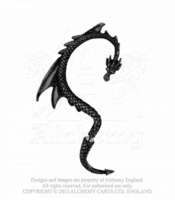 серьга кафф alchemy gothic (алхимия готик) e274b the dragon's lure