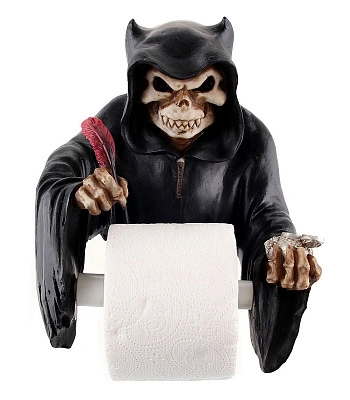 держатель для туалетной бумаги адский писец