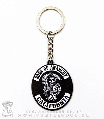 брелок металлический sons of anarchy