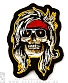 нашивка guns'n'roses duff mckagan (череп, вышивка)