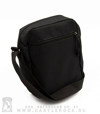 сумка на плечо с вышивкой ac/dc (кант желтый)