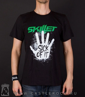 футболка skillet "sick of it"