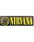 наклейка виниловая nirvana (смайл, надпись, средняя)
