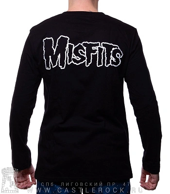 футболка misfits (лого потертое) д/р