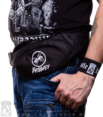 сумка на пояс с вышивкой prodigy