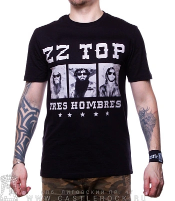 футболка zz top "tres hombres"