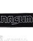 нашивка nasum (лого серое)