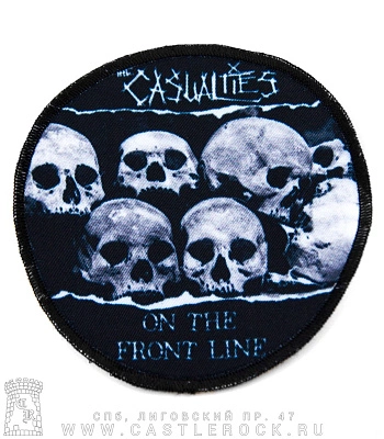 нашивка casualties "on the front line" (круглая)