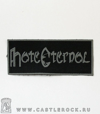 нашивка hate eternal (лого серое)