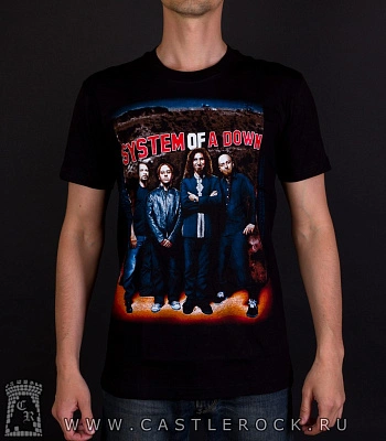 футболка system of a down (группа)